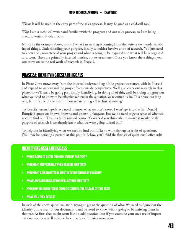 Open Technical Writing - New Page